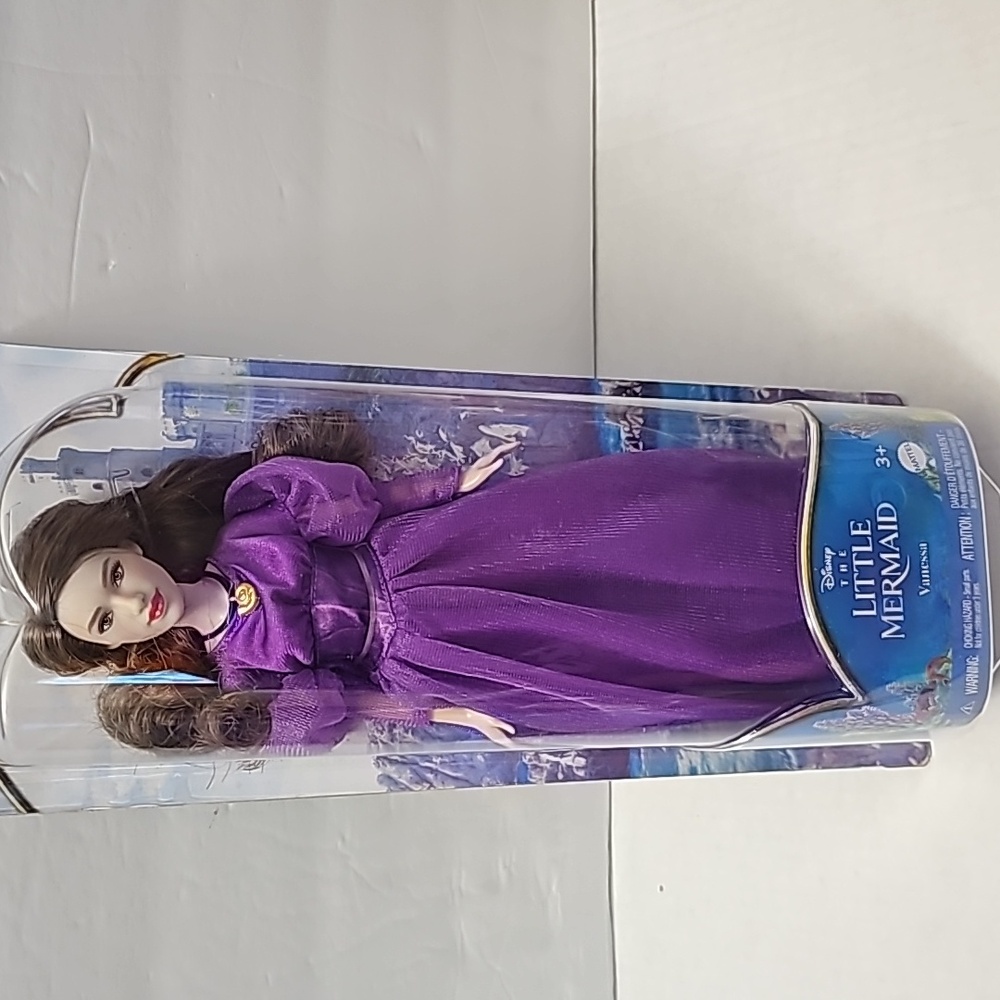 Disney The Little Mermaid Vanessa Fashion Doll in Signature Purple Dress - Picture 2 of 3